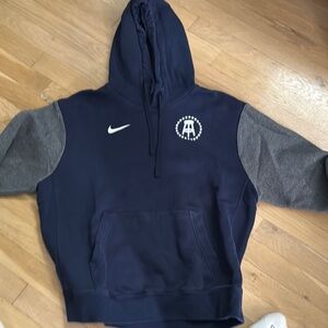 Nike Dark Blue and Gray Hoodie